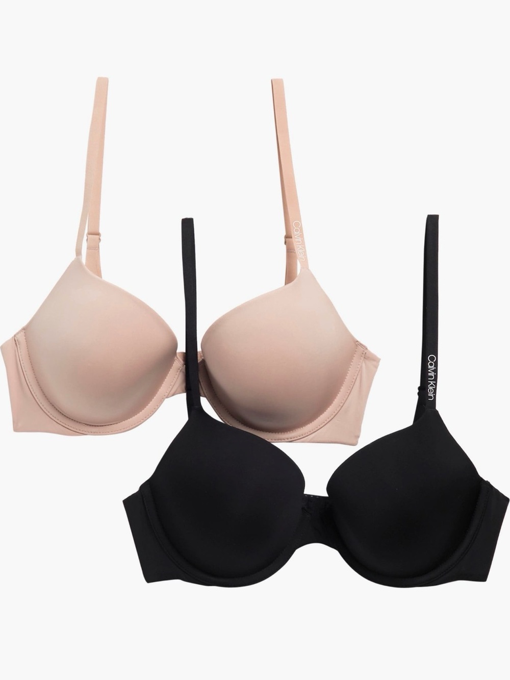 Calvin Klein Pure Micro Lightly Lined Demi -2pk